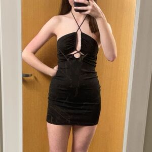 Adika Maryland Halter Mini Dress